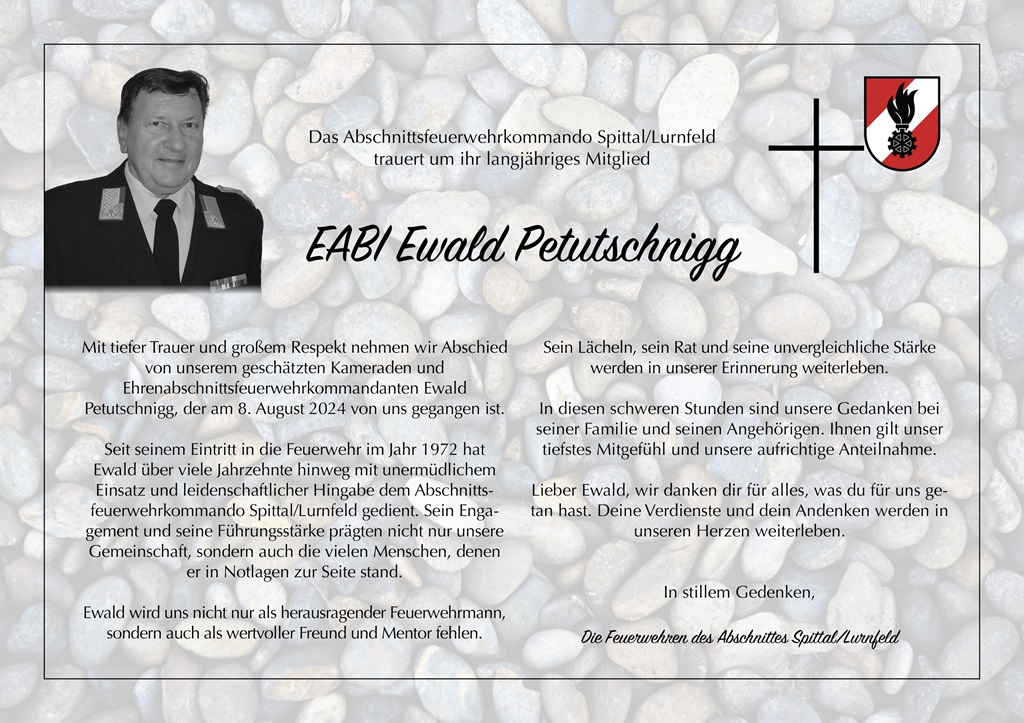 Nachruf EABI Ewald Petutschnigg